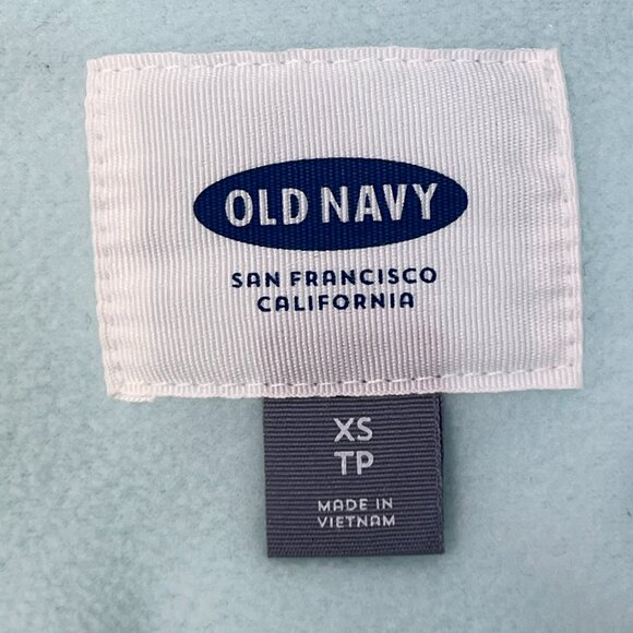 Old Navy Womens XS Seafoam Green Puffer Vest Fleece Lined Zip Sleeveless Quilted - Picture 4 of 7